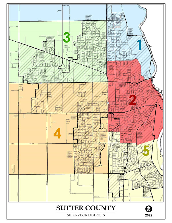Supervisorial District Map Yuba City